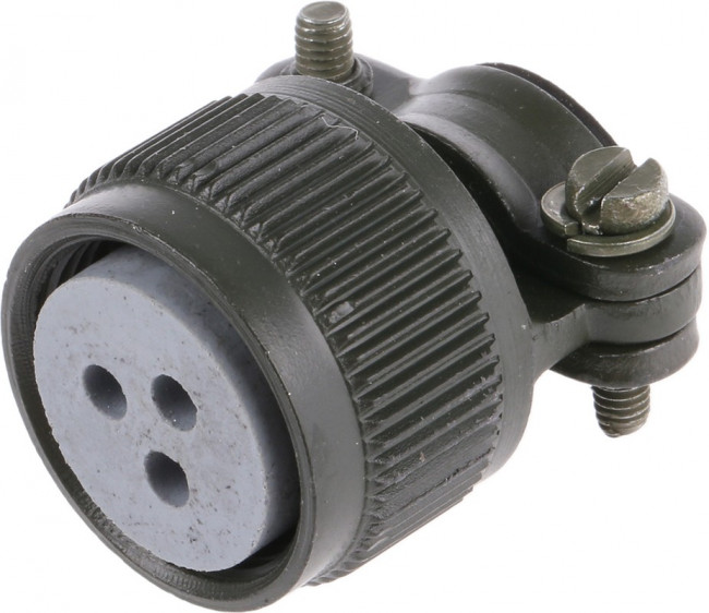 62GB-585-12-03S, Зажим круглого разъема, с втулкой и гайкой, 12, Алюминий, Серия 62GB