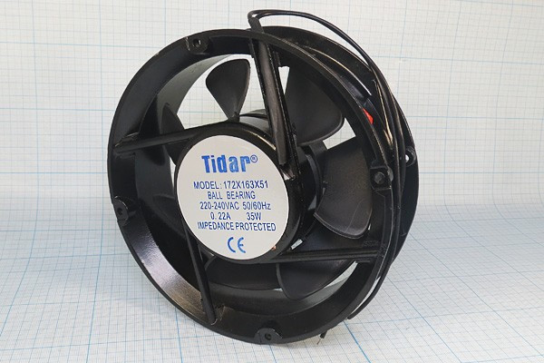 Вентилятор Tidar RQA17251HBL / RQA 17251HBL 220V 0,30/0,29A Вентилятор Tidar RQA17251HBL / RQA 17251HBL 220V 0,30/0,29A