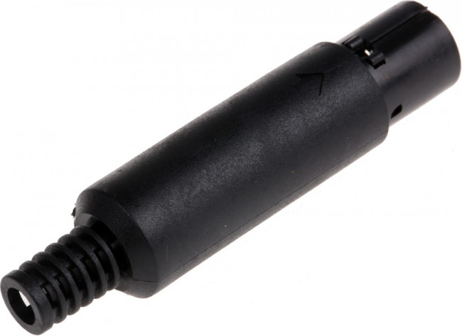 MJ-372/8, Mini DIN Audio / Video Connector, 8 Contacts, Jack, Cable Mount, Solder, Silver Plated Contacts