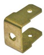 Переходник (двойная клемма) с ножевой клеммы на ножевую клемму, угловой, № 905 клемма шт 6,3x0,8-2x"