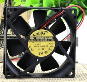Вентилятор ADDA AD0812MB-A70GL 2pin 12v 0.15a 80x25