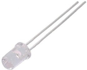 HLMP-EL24-PS000, Standard LEDs - Through Hole Amber, 590nm 23 Deg, 2500mcd(max)