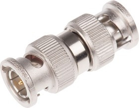J01005A1230, Straight 75 RF Adapter BNC Plug to BNC Plug 4GHz
