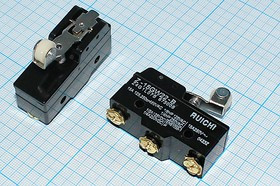 Переключатель концевой(путевой) 49x17 x30, 220В, 15А, ON-(ON), L26ролик, QZ-15GW22-B; №10235P ПКонц 49x17 x30\220\15\ON-(ON) \\L26рол\QZ-15G