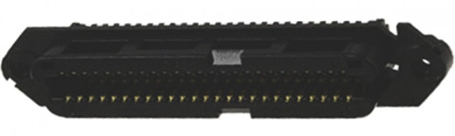 5553921-1, D-Sub Standard Connectors LOCKING LATCH 50P receptacle black