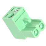 2ESDV-02P, Клеммник угловой, шаг 5.08мм, 2 контакта (15A 300V)