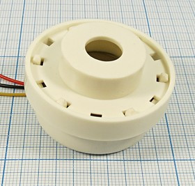 Зуммер пьезоэлектрический с генератором, размер 45x26, напряжение 3~16В, частота 3.2кГц, контакты 3L