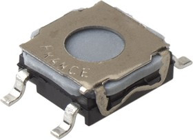 KSC121JLFS, Tactile Switches Switch Tact Silver 160Gf J-Lead