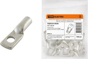 Наконечник медный луженый ТМЛ 25-10-8 ГОСТ 7386-80 TDM