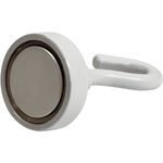 Крючок на неодимовом магните Е20 (М4), белый