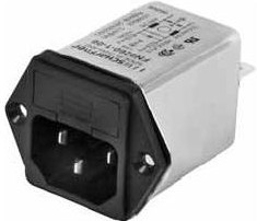 FN261-4-06, AC Power Entry Modules 4A FAST-ON GENERAL PURPOSE