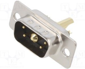 MHCDS5W1P2, Special D-Sub; PIN: 5(1+4); plug; male; for cable; soldering; MHCD MHCDS5W1P2, Special D-Sub; PIN: 5(1+4); plug; male; for cable; soldering; MHCD