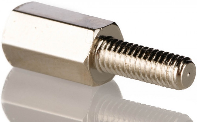 R30-3001002, Standoffs &amp; Spacers M3 x 10mm HEX 5mmA/F 6mm ML/FML NICKEL