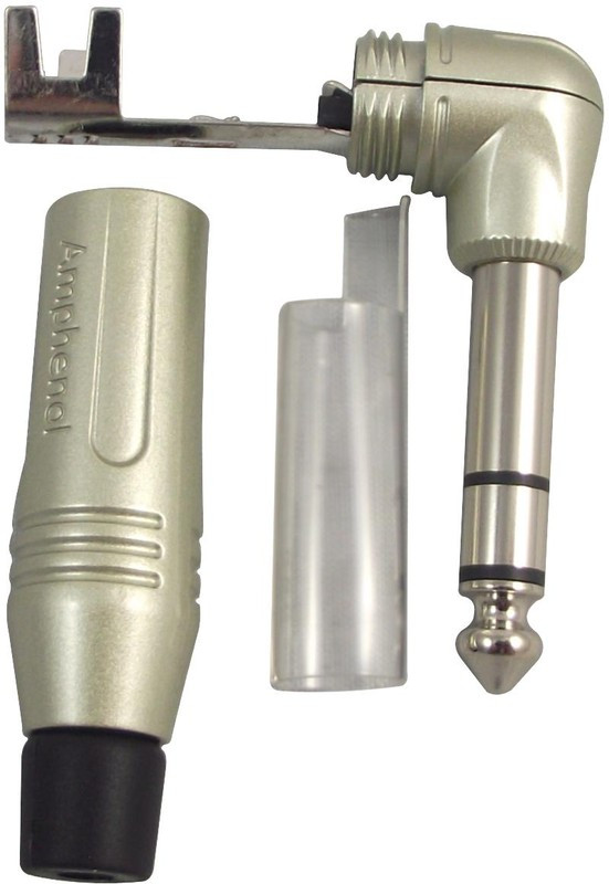 ACPS-RN, Phone Connectors 1/4" PHONE STEREO RA PLUG SATIN