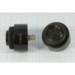 Зуммер пьезоэлектрический с генератором, размер 43x33, напряжение ~220В, частота 2.9кГц, контакты 2T