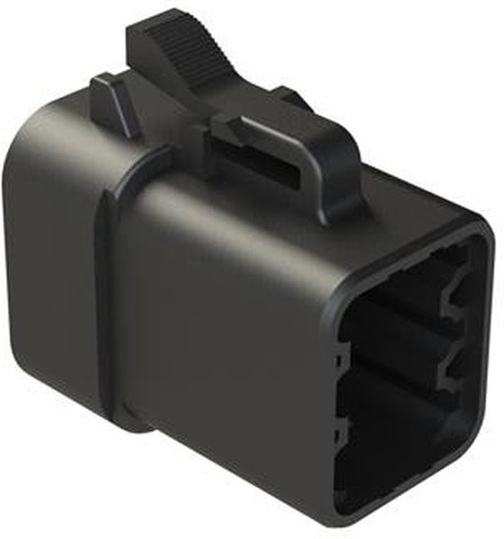 ATP06-6S-BLK, Корпус Автомобильного Разъема, ATP, Штекер, 6 вывод(-ов)