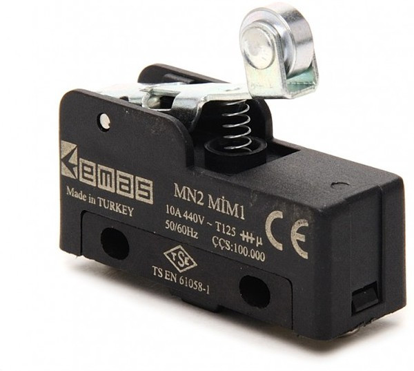 MN2MIM1, Микропереключатель 10А 250VAC с лапкой