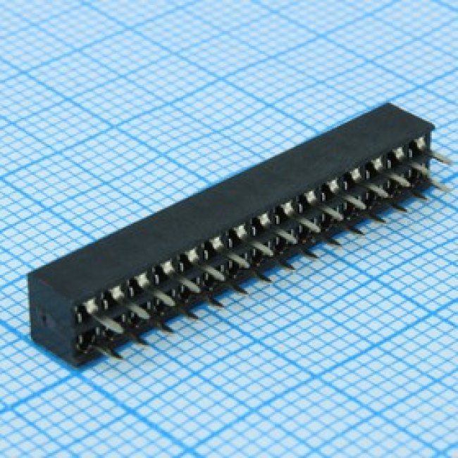 DS1026-05-2X15S8BV, (PBD2-30), гнездо на плату 2ряда шаг2,0мм