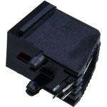 KLS12-143-4P4C-W-1-01 (TJ2-4P4C), Розетка RJ9 телефонная на плату тип 2