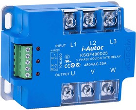 KSQF480D40, Solid State Relay, 40 A Load, Panel Mount, 530 V ac Load, 32 V dc Control