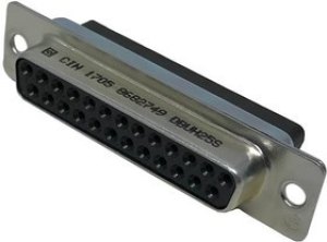 DBUH-25S, D-Sub Standard Connectors 25C SCKT W CONTACTS
