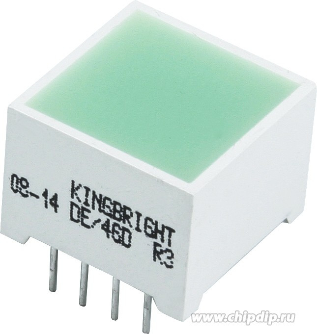 DE/4GD, LED модуль/15х15мм/ зеленый/568нм/12-52мкд