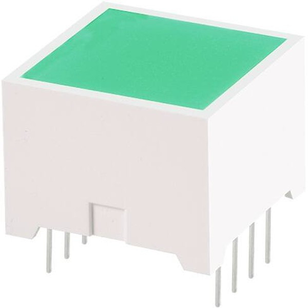 DE/4GD, LED модуль/15х15мм/ зеленый/568нм/12-52мкд