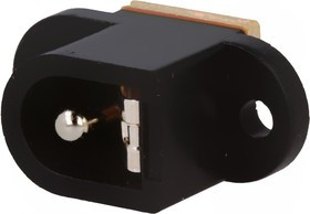 FC681493, Разъем Питания DC, Гнездо, 5 А, 2.5 мм, Монтаж в Панель, Пайка