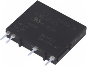 AQG22205, Solid State Relays - PCB Mount 2A 5V Non-Zero Cross AQG22205, Solid State Relays - PCB Mount 2A 5V Non-Zero Cross