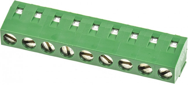 282836-9, Fixed Terminal Blocks TERMI-BLOK PCB MOUNT 90 9P