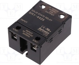 SR1-4425, Реле: полупроводниковое, Uупр: 90-240ВAC, 25А, 48-480ВAC, винтами
