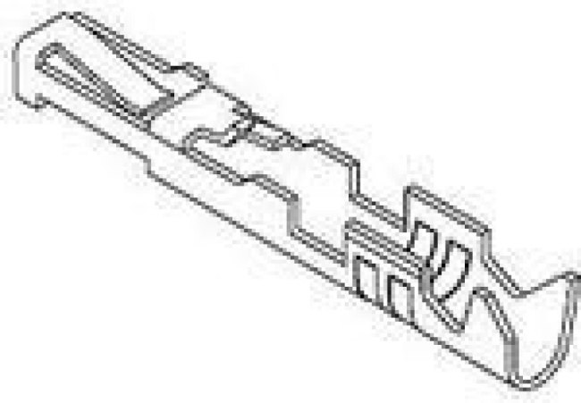 90119-0121, C-Grid III Series Female Crimp Terminal, 28AWG Min, 26AWG Max