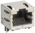 SS-60300-046, Modular Connectors / Ethernet Connectors VERTICAL SHIELD JACK