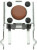 B3F-3105, Микропереключатель TACT, SPST-NO, Пол: 2, 0,05A/24ВDC, THT, нет