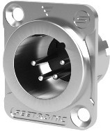 Seetronic MJ4F2C панельный разъём XLR тип D, "папа", 4-контактный