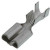 170258-2, FASTON .250 Uninsulated Female Spade Connector, Receptacle, 2mm² to 3.37mm²