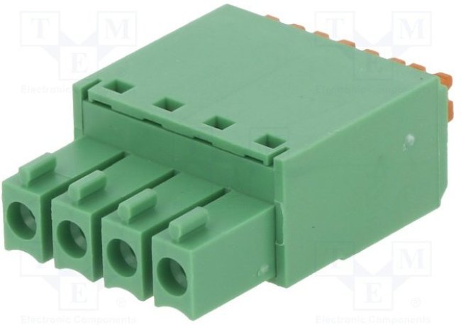 15EDGKN-3.5- 04P-14-1000AH, Разъемный клеммник, 3,5мм, Кол-во полюс: 4, прямой, вилка, "мама" 15EDGKN-3.5- 04P-14-1000AH, Разъемный клеммник, 3,5мм, Кол-во полюс: 4, прямой, вилка, "мама"
