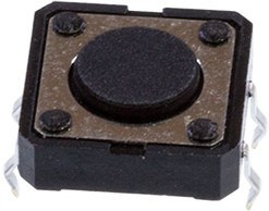 KAN1211-0431B010-42, тактовая кнопка 12х12х4.3мм (TS1243 and 1243HIM-160G-G)