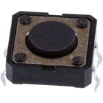 KAN1211-0431B010-42, тактовая кнопка 12х12х4.3мм (TS1243 and 1243HIM-160G-G)