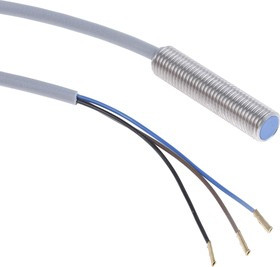 SIEN-M8B-PS-K-L, Inductive Proximity Sensor PNP, NO 5kHz 30V 10mA 1.5mm IP65 / IP67 Cable SIEN