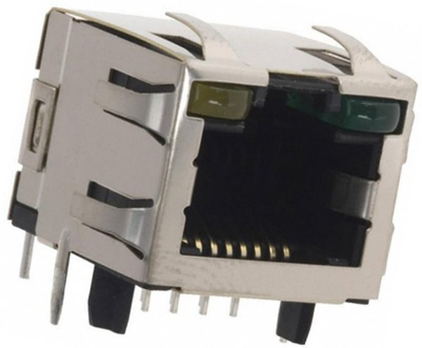 2-406549-1, Conn RJ-45 F 8 POS 1.02mm Solder RA Thru-Hole 12 Terminal 1 Port Cat 5 Tray 2-406549-1, Conn RJ-45 F 8 POS 1.02mm Solder RA Thru-Hole 12 Terminal 1 Port Cat 5 Tray