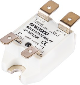 GF1R28L25N, Реле твердотельное 1зам. 5VDC 25А QUICK CONNECT