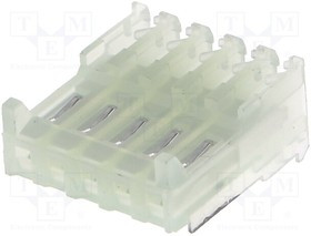 CTP100F24-5-D, Вилка, провод-плата, "мама", PIN: 5, с ключом, переходник, 2,54мм