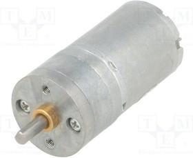 POLOLU-1582, Двигатель: DC, с редуктором, LP, 6ВDC, 2,4А, Ось: D профиль, 9,7: 1