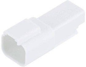 AT04-2P-WHT, Conn Housing RCP 2 POS Crimp ST Cable Mount White AT04-2P-WHT, Conn Housing RCP 2 POS Crimp ST Cable Mount White