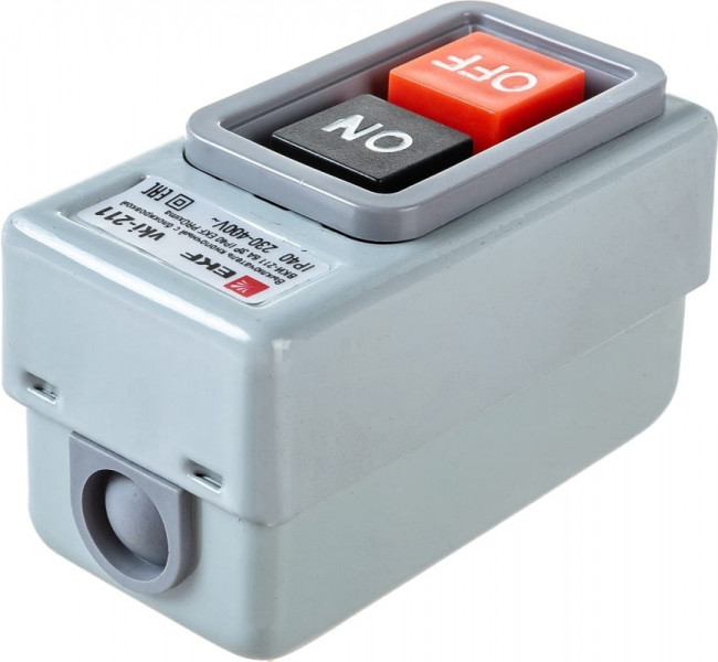 Выключатель кнопочный с блокировкой ВКИ-211 6А 3P IP40 PROxima vki-211