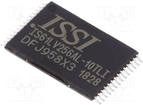 IS61LV256AL-10TLI, IC: память SRAM; 32Кx8бит; 3,3В; 10нс; TSOP28; параллельный IS61LV256AL-10TLI, IC: память SRAM; 32Кx8бит; 3,3В; 10нс; TSOP28; параллельный
