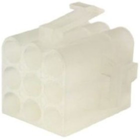 1-480672-0, Корпус разъема, Серия 0.140 MATE-N-LOK, Штекер, 9 вывод(-ов), 6.1 мм