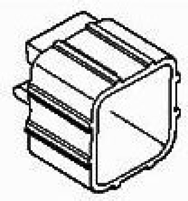 174260-7, Connector Accessories Lock Plate Straight Polybutylene Terephthalate Yellow Automotive Bag
