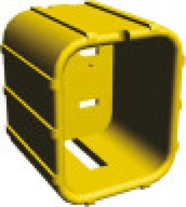 174260-7, Connector Accessories Lock Plate Straight Polybutylene Terephthalate Yellow Automotive Bag